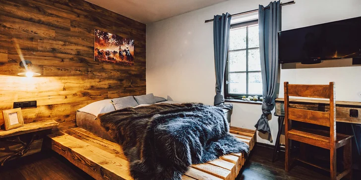 Romantika kúsok od Tábora: luxusný pobyt v mlyne, raňajky alebo polpenzia aj relaxácia