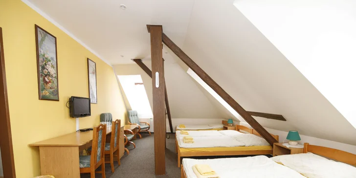 Aktívny pobyt v Prčici pre 2–4 osoby: raňajky, ihrisko, telocvičňa aj požičovňa bicyklov