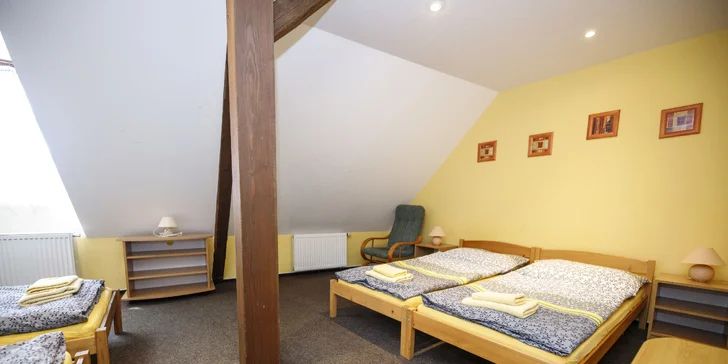 Aktívny pobyt v Prčici pre 2–4 osoby: raňajky, ihrisko, telocvičňa aj požičovňa bicyklov