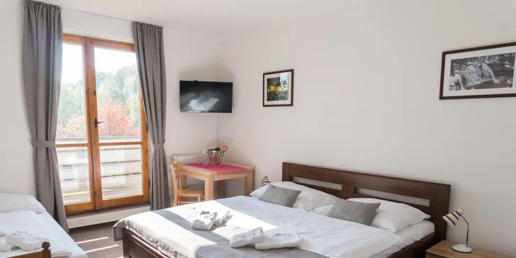 Pobyt v Krkonošiach s raňajkami a možnosťou privátneho wellness