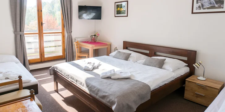 Pobyt v Krkonošiach s raňajkami a možnosťou privátneho wellness