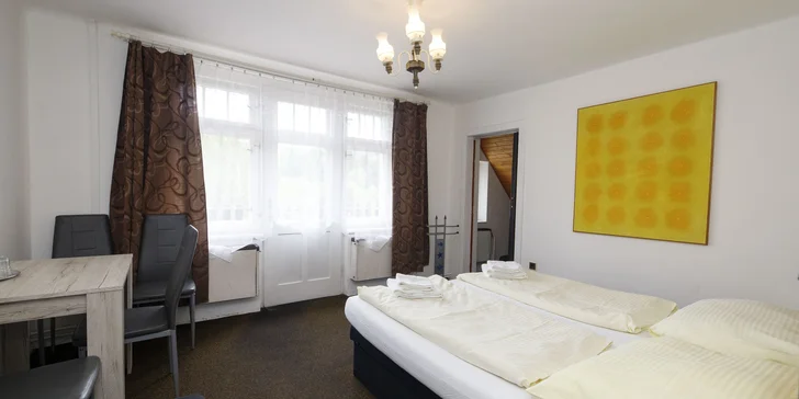 Pobyt v krkonošskom penzióne pre páry aj rodiny s raňajkami alebo polpenziou