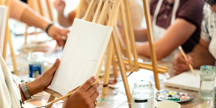 Zážitkové maľovanie pre 1 alebo 2 osoby: akryl, akvarel, pastely a ďalšie