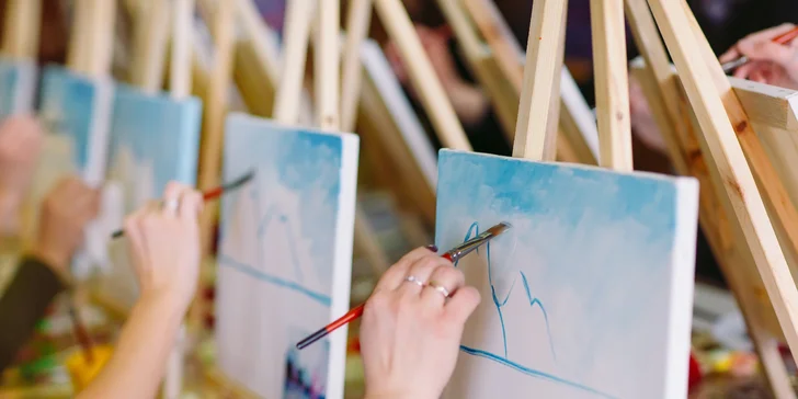 Zážitkové maľovanie pre 1 alebo 2 osoby: akryl, akvarel, pastely a ďalšie