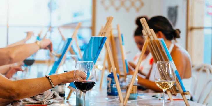 Zážitkové maľovanie pre 1 alebo 2 osoby: akryl, akvarel, pastely a ďalšie