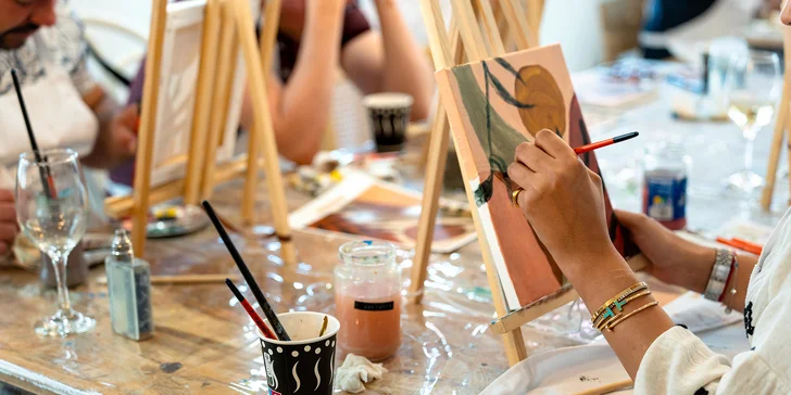 Zážitkové maľovanie pre 1 alebo 2 osoby: akryl, akvarel, pastely a ďalšie