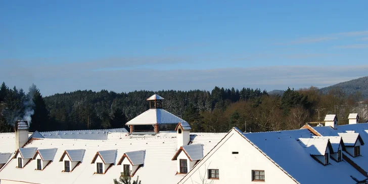 Relax pri Českom Krumlove: luxusný statok s vlastným pivovarom a čokoládovňou, strava a bazén