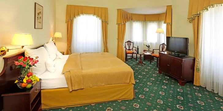 Užite si Karlove Vary: pobyt v 4* hoteli s raňajkami alebo polpenziou aj procedúrami