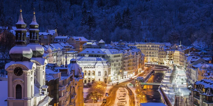 Užite si Karlove Vary: pobyt v 4* hoteli s raňajkami alebo polpenziou aj procedúrami