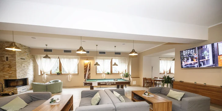 Dovolenka v prírode Jizeriek pre dvoch aj rodinu: plná penzia a neobmedzený wellness