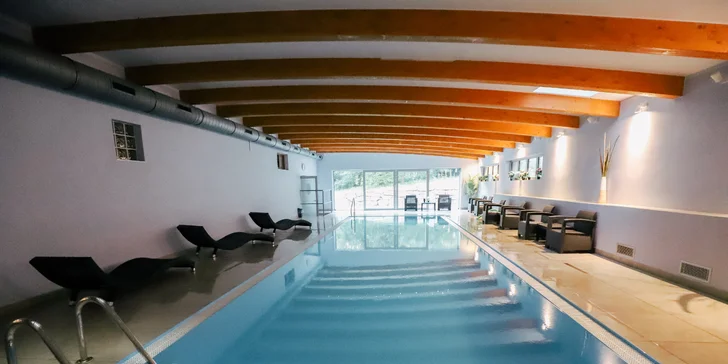 Dovolenka v prírode Jizeriek pre dvoch aj rodinu: plná penzia a neobmedzený wellness