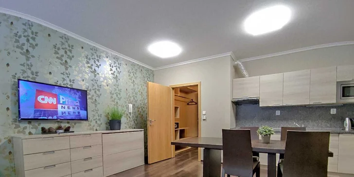 Krásne apartmány v Harrachove: bez stravy alebo s raňajkami a so vstupom do saunového sveta Grotta Spa