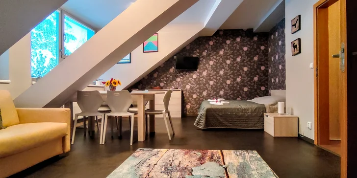 Krásne apartmány v Harrachove: bez stravy alebo s raňajkami a so vstupom do saunového sveta Grotta Spa