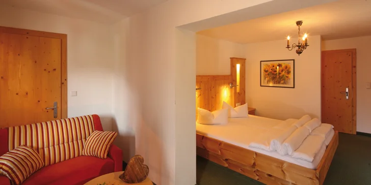 Dovolenka v oblasti Oetz v Tirolsku: 4* horský hotel s raňajkami alebo bez stravy a s wellness, 600 m od zjazdoviek