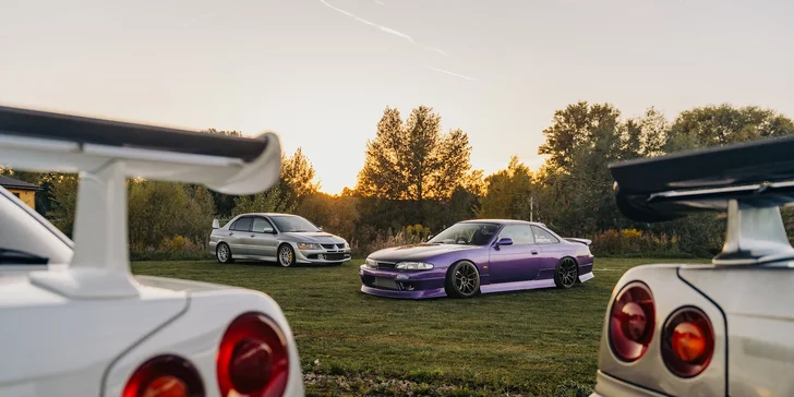 Jazda v Nissan Skyline R34, Nissan Silvia alebo Mitsubishi Lancer Evolution VIII: ako vodič aj spolujazdec, variant s jazdou driftem