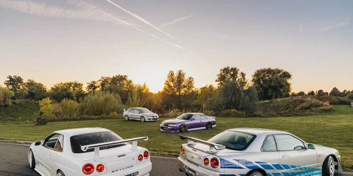 Jazda v Nissan Skyline R34, Nissan Silvia alebo Mitsubishi Lancer Evolution VIII: ako vodič aj spolujazdec, variant s jazdou driftem