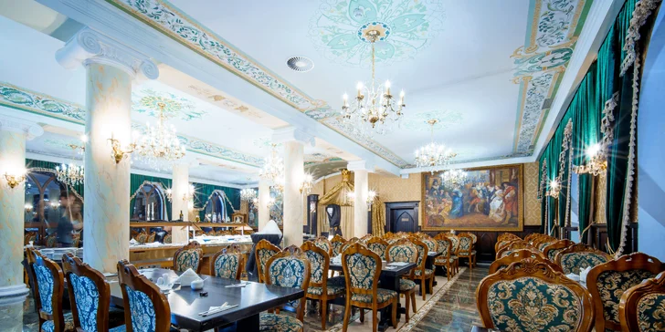 Pobyt na zámku pri Karlových Varoch: neobmedzený wellness, polpenzia, masáž aj procedúry