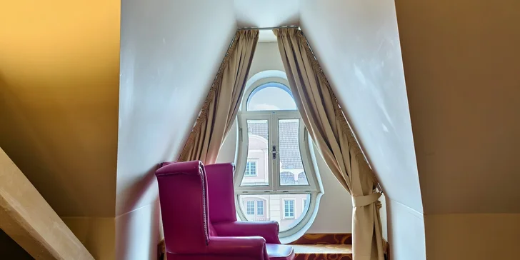 Pobyt v historickom centre Domažlíc: raňajky, fľaša prosecca aj vstup do aquaparku