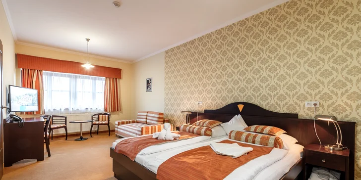 Oddychový pobyt v Orlických horách: raňajky alebo polpenzia, neobmedzený wellness aj procedúry