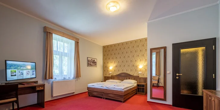 Oddychový pobyt v Orlických horách: raňajky alebo polpenzia, neobmedzený wellness aj procedúry