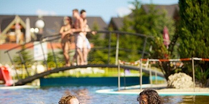 Celodenný vstup do termálnych bazénov GINO PARADISE Bešeňová
