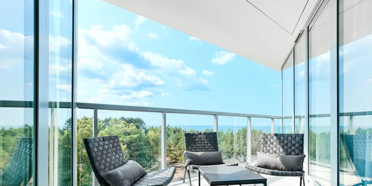 5* luxus pri Baltiku: moderné apartmány priamo pri mori, možnosť s raňajkami aj pobyt pre dve deti zadarmo