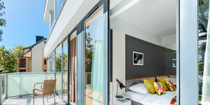 5* luxus pri Baltiku: moderné apartmány priamo pri mori, možnosť s raňajkami aj pobyt pre dve deti zadarmo