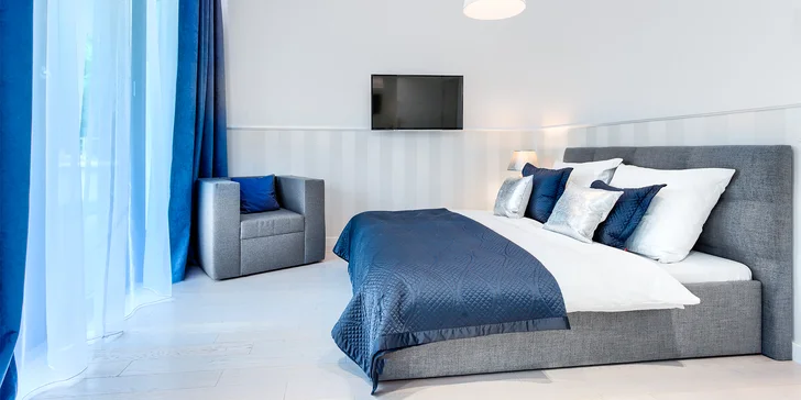 5* luxus pri Baltiku: moderné apartmány priamo pri mori, možnosť s raňajkami aj pobyt pre dve deti zadarmo