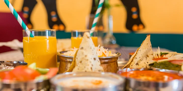 Vychutnajte si vo dvojici chutný vegetariánsky alebo mäsový Taj Mahal tanier