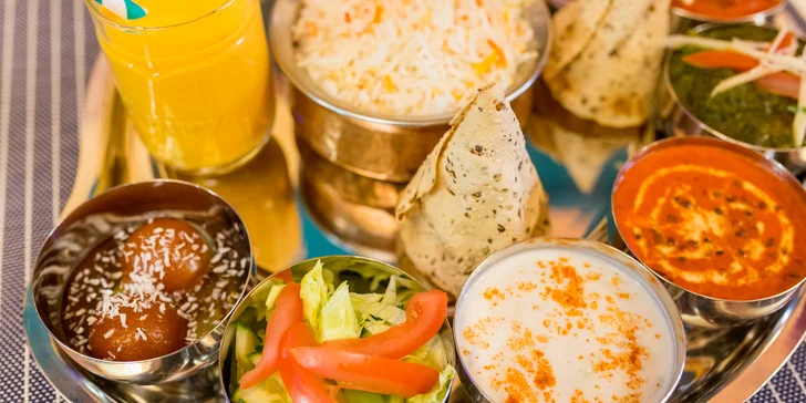 Vychutnajte si vo dvojici chutný vegetariánsky alebo mäsový Taj Mahal tanier