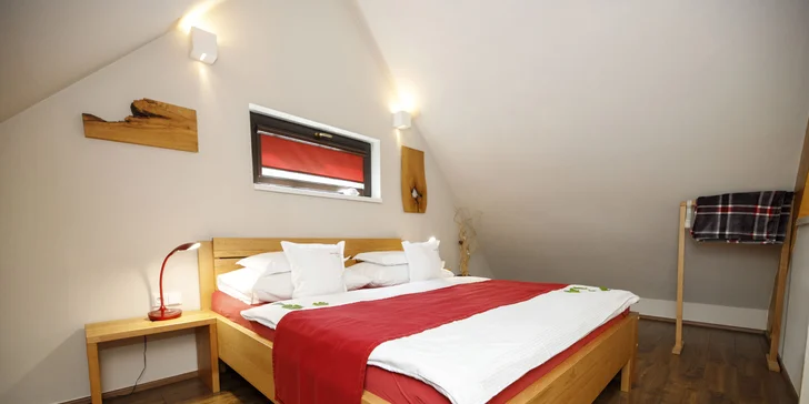 Buďte pár dní len spolu: romantický pobyt v luxusnej chate so saunou, vírivkou, cryo vaňou a krbom