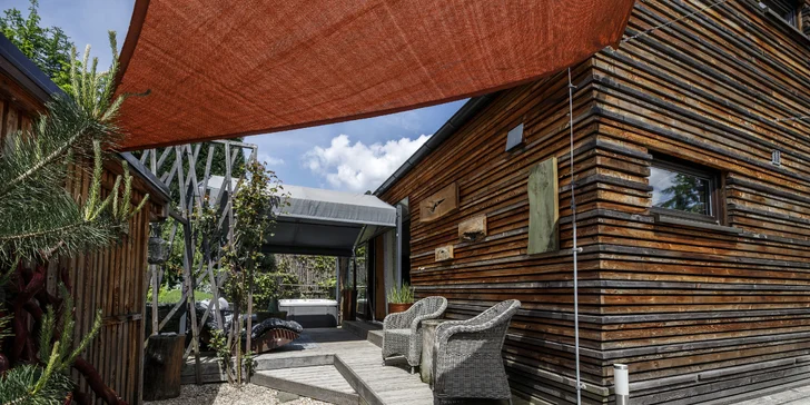 Buďte pár dní len spolu: romantický pobyt v luxusnej chate so saunou, vírivkou, cryo vaňou a krbom