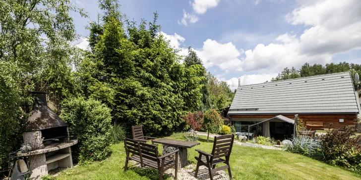 Buďte pár dní len spolu: romantický pobyt v luxusnej chate so saunou, vírivkou, cryo vaňou a krbom