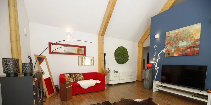 Buďte pár dní len spolu: romantický pobyt v luxusnej chate so saunou, vírivkou, cryo vaňou a krbom