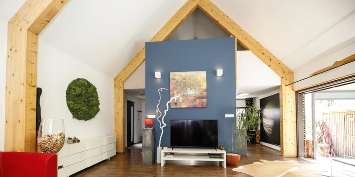 Buďte pár dní len spolu: romantický pobyt v luxusnej chate so saunou, vírivkou, cryo vaňou a krbom