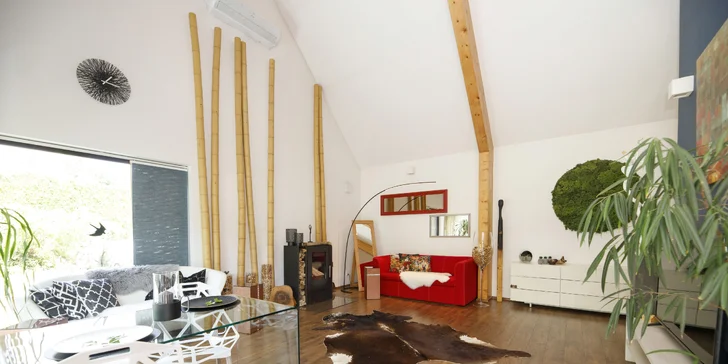 Buďte pár dní len spolu: romantický pobyt v luxusnej chate so saunou, vírivkou, cryo vaňou a krbom