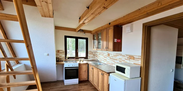 Dovolenka v chatovej osade na Lipne: vybavené apartmány pre 5 osôb a Lipno card