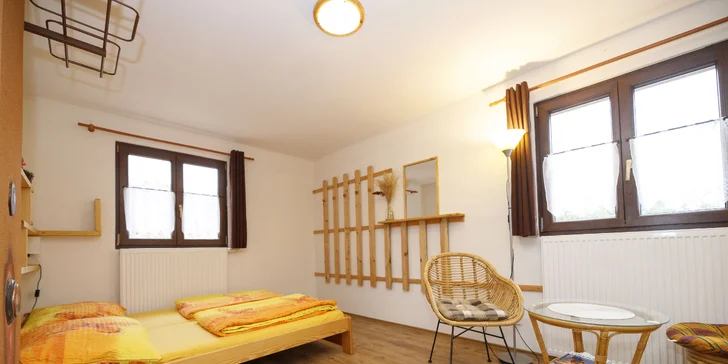 Dovolenka v chatovej osade na Lipne: vybavené apartmány pre 5 osôb a Lipno card