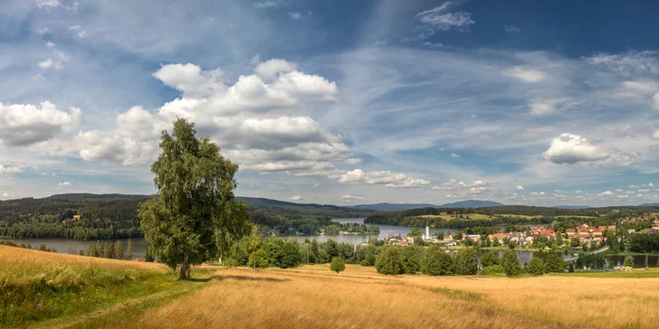 Dovolenka v chatovej osade na Lipne: vybavené apartmány pre 5 osôb a Lipno card