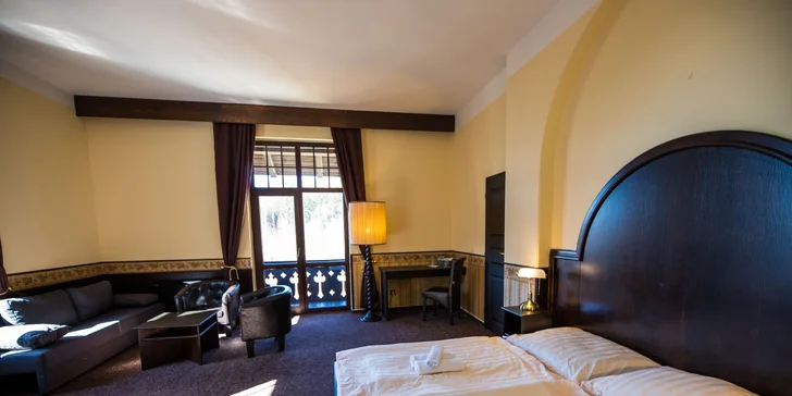 Novo zrekonštruovaný Lovecký Zámoček nad Liberecom pre 2–4 výletníkov aj s raňajkami