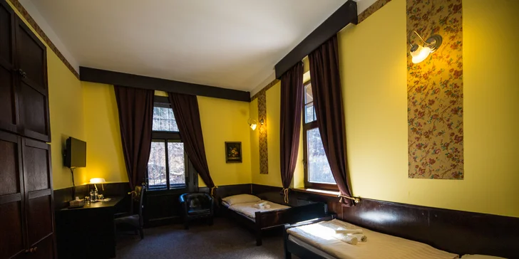 Novo zrekonštruovaný Lovecký Zámoček nad Liberecom pre 2–4 výletníkov aj s raňajkami