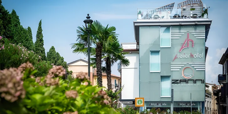 Lago di Garda: hotel pri jazere a pláži, požičanie bicyklov, welcome drink aj strava