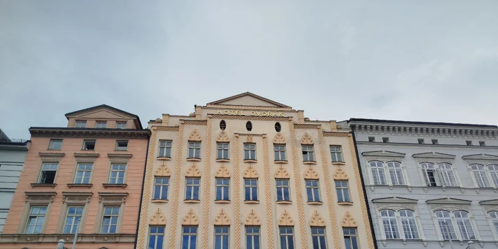 Pobyt v centre Českých Budějovíc: hotel priamo na námestí a bufetové raňajky