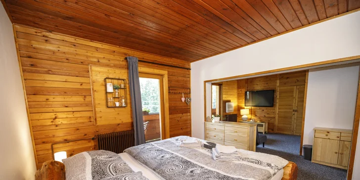 Relax v Beskydách: raňajky alebo polpenzia, privátne wellness aj pivný kúpeľ