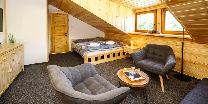 Relax v Beskydách: raňajky alebo polpenzia, privátne wellness aj pivný kúpeľ