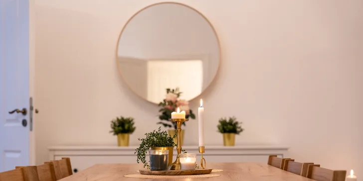 Jeseníky: apartmány až pre 8 osôb v bývalom zámku, možnosť raňajok na izbu aj privátneho wellness