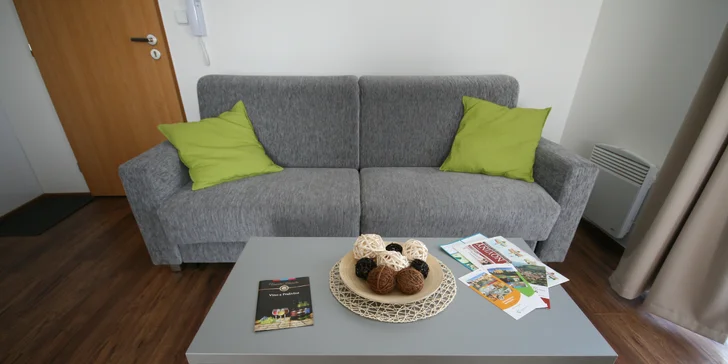 Do Lednice v páre alebo s rodinou: luxusné apartmány neďaleko zámku a kúpeľov