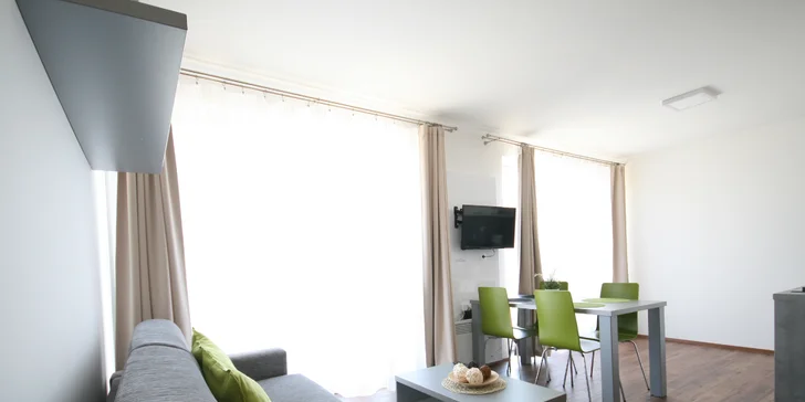 Do Lednice v páre alebo s rodinou: luxusné apartmány neďaleko zámku a kúpeľov