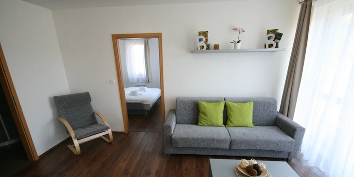 Do Lednice v páre alebo s rodinou: luxusné apartmány neďaleko zámku a kúpeľov