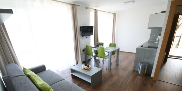 Do Lednice v páre alebo s rodinou: luxusné apartmány neďaleko zámku a kúpeľov